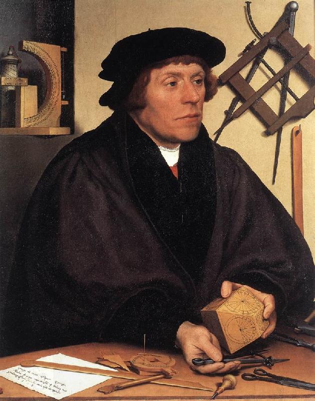 HOLBEIN, Hans the Younger Portrait of Nikolaus Kratzer gw oil painting picture